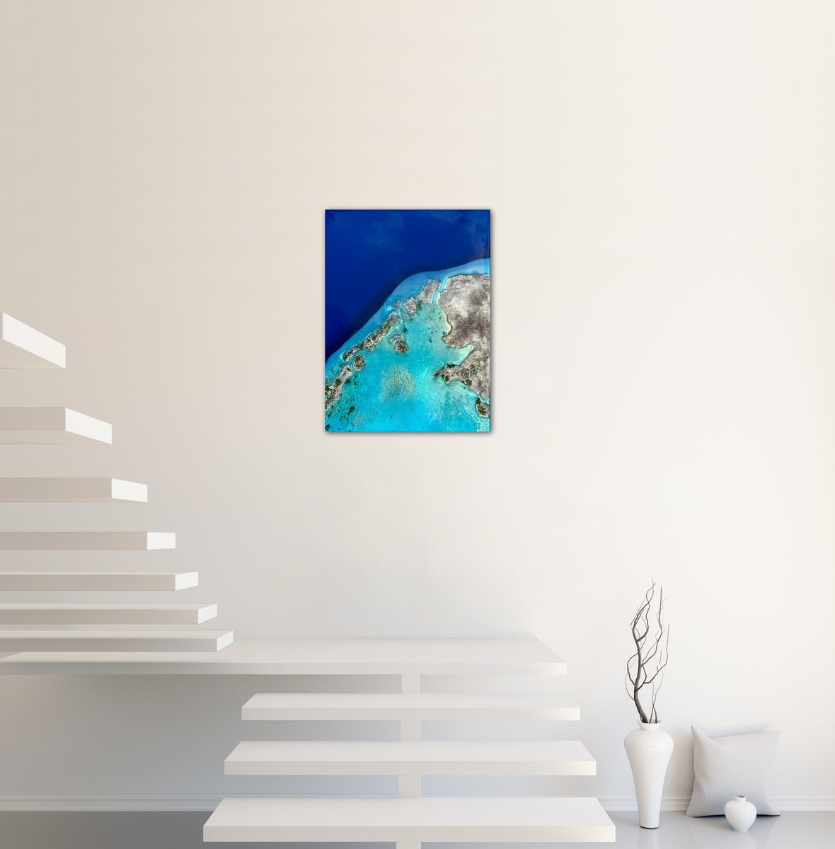 Photorealistic Landscape Acrylic Painting By Ana Hefco, 18 X 24, I Dream Of You, Original Artwork