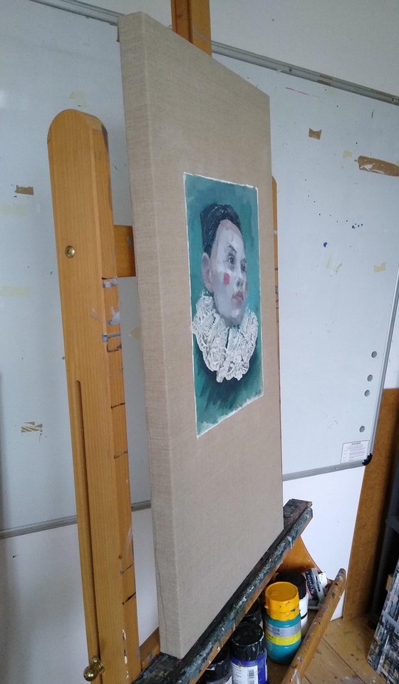 Portrait of a Pierrette