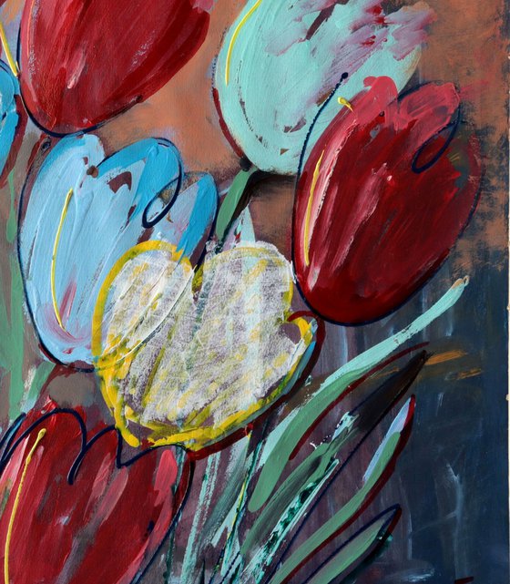 Blue Tulips