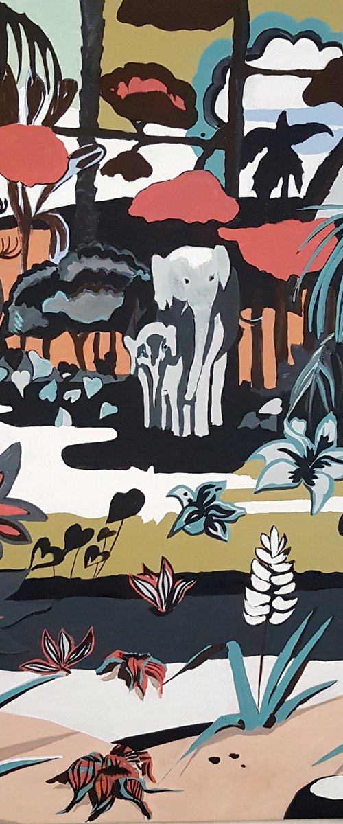 Jungle Fantasy 2: Elefants by Kathrin Flöge