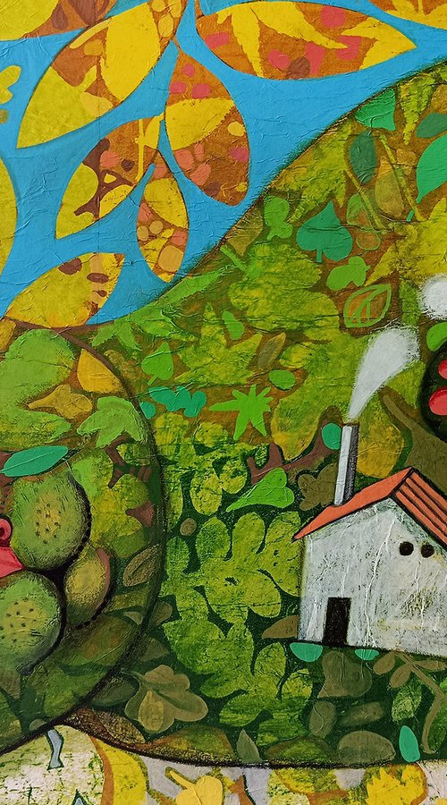 Autumn at the cottage by Margot Raven