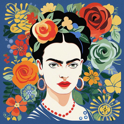 Frida Kahlo by Kosta Morr