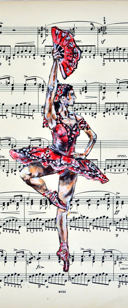 Ballerina XXXIX- Music Page by Misty Lady - M. Nierobisz