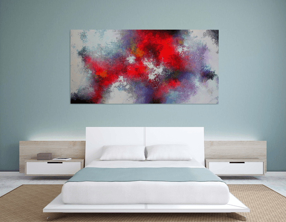 200x100cm.  Abstract Painting / Alex Senchenko © 2019 / Prophecy