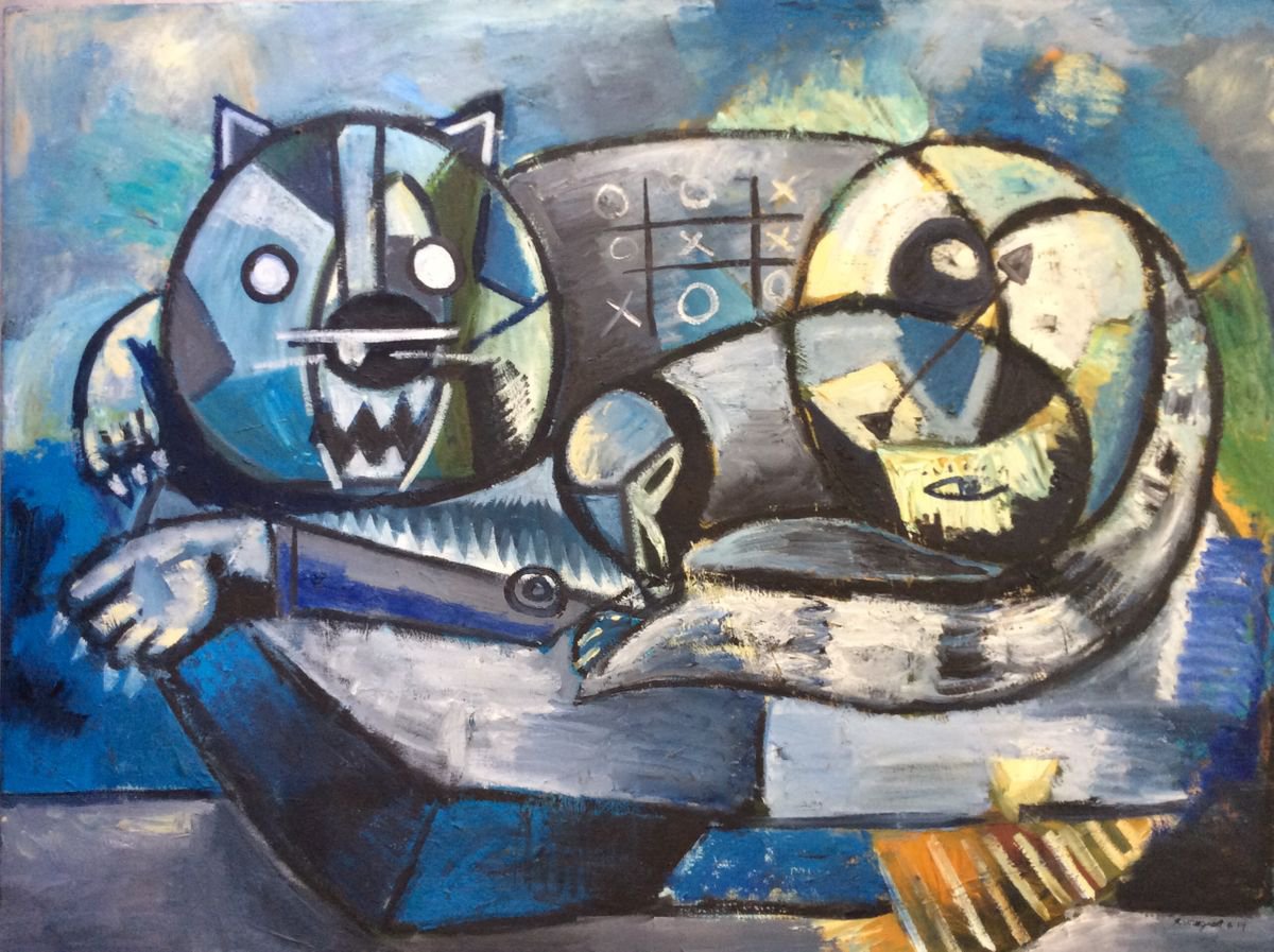 Blue Wild Cat by Roberto Munguia Garcia