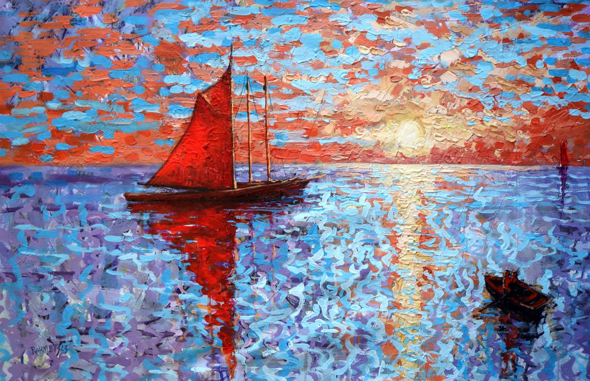 Scarlet Sail by Rakhmet Redzhepov