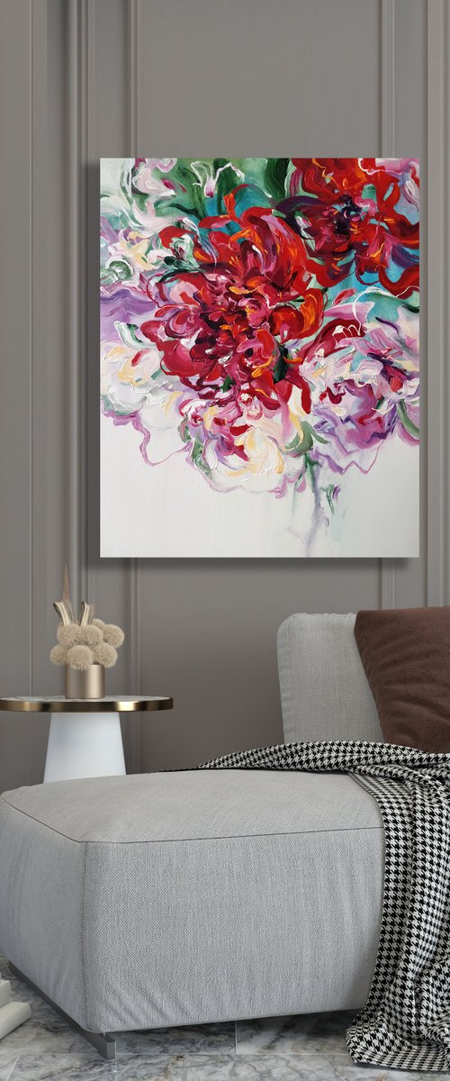 FLORAL ABSTRACT by Anna Cher