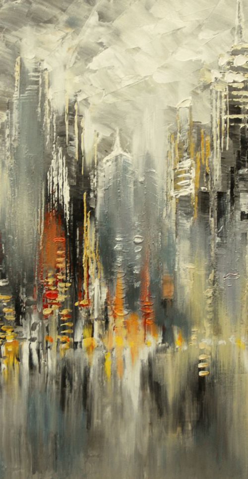 "Hudson River Towers" by Tatiana Iliina