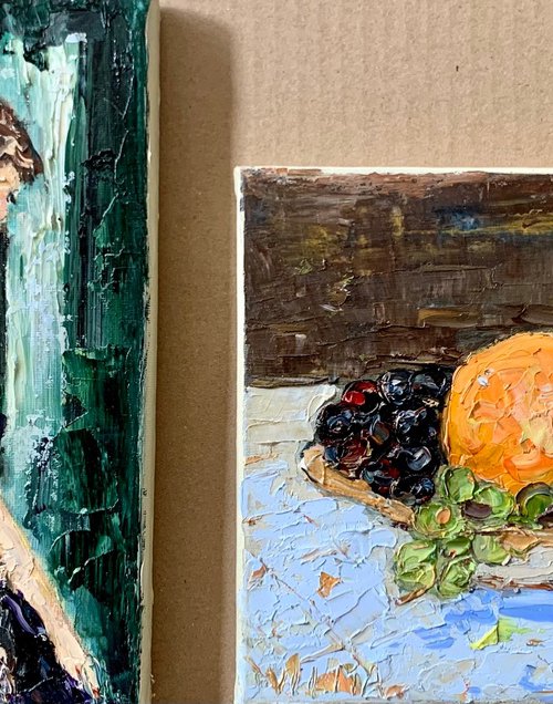 The girl by the window by Vilma Gataveckienė