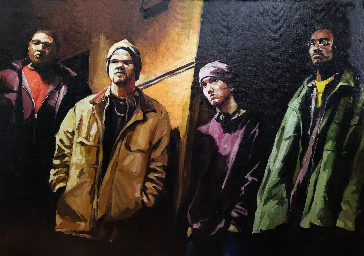 Photorealistic Oil Painting , On Showdown With Brothers By Yulia Lihina, 28 X 20, Artwork For Sale On Artfinder