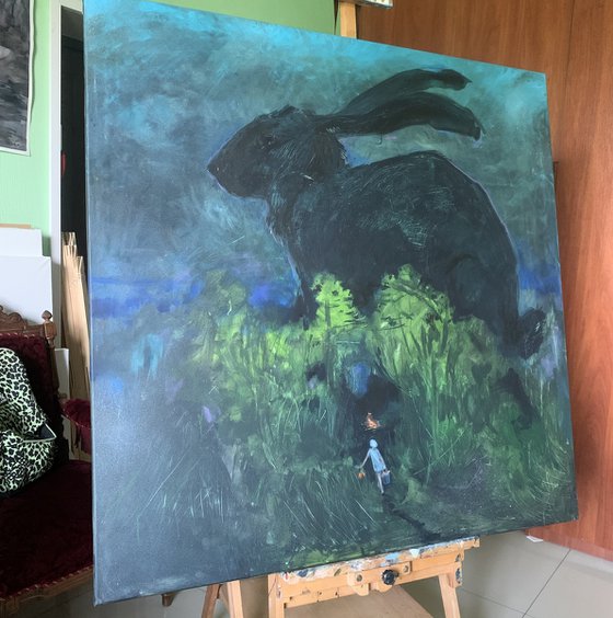 Hope Through the Thicket. 115x1115cm