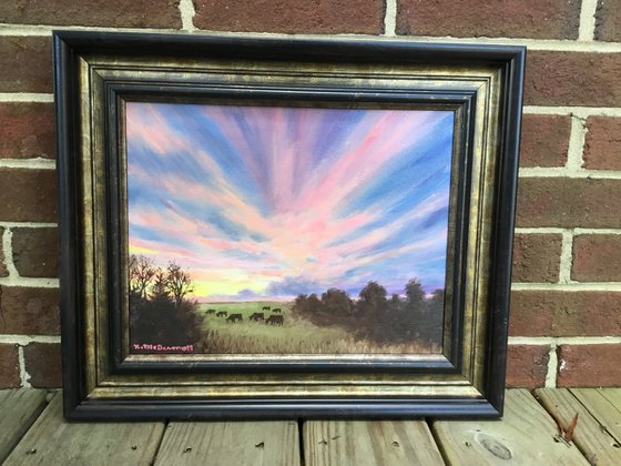 CATTLE PASTURE SKY SHOW