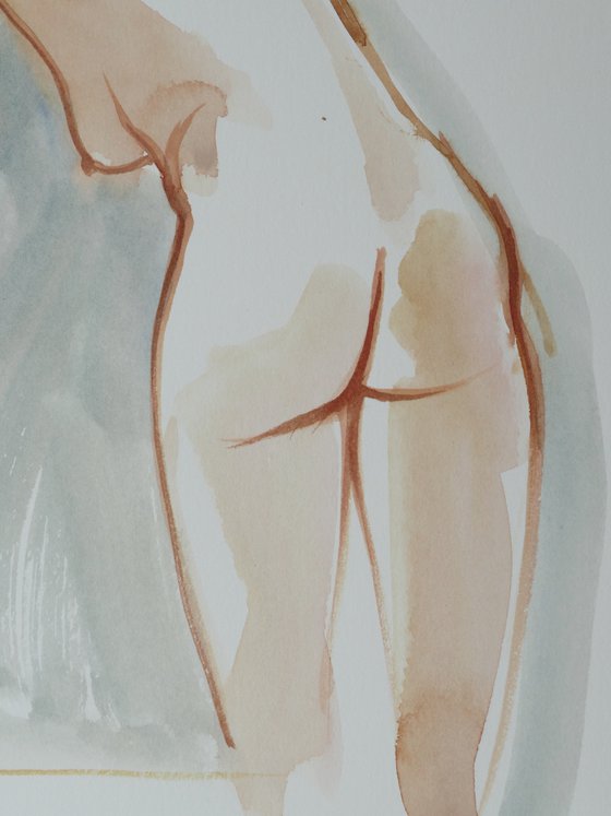 Standing female nude2 poses