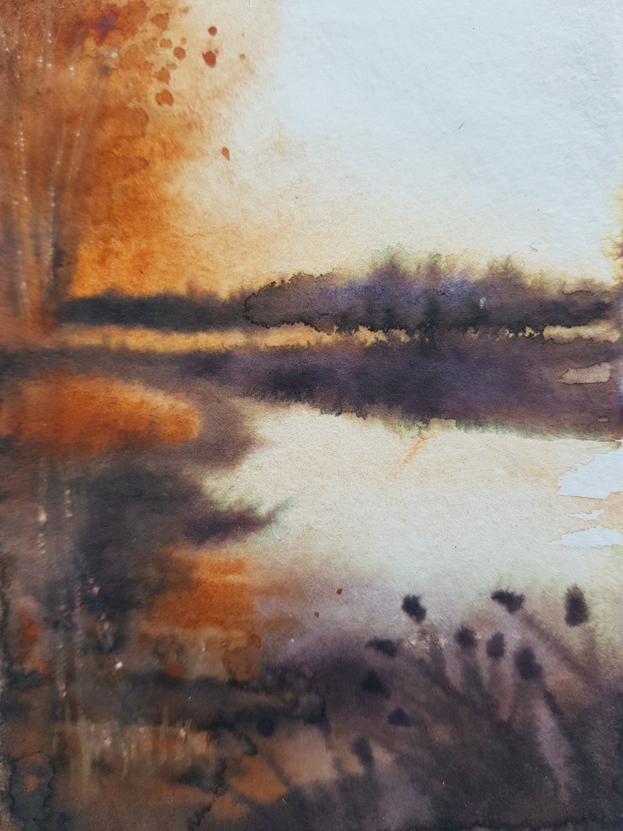 Moody River (Mini) by Michele Wallington