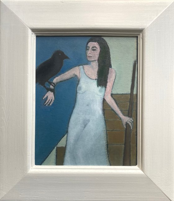 Woman with Raven