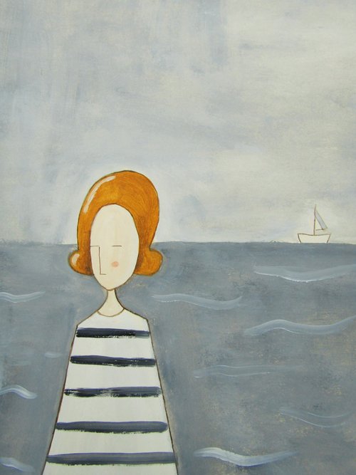 The woman and the sea by Silvia Beneforti