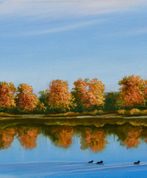 Autumn in Long Sault by Gilbert Lessard