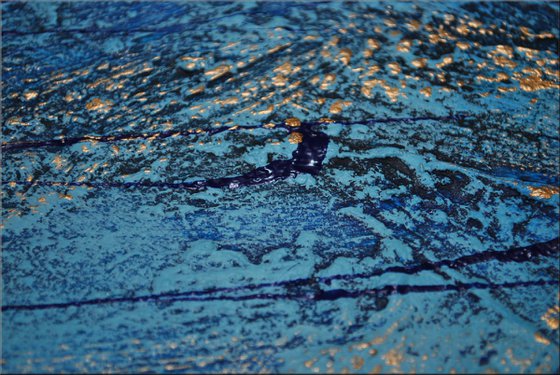 Blue Elegance   Abstract Acrylic Painting Canvas art Wall Art