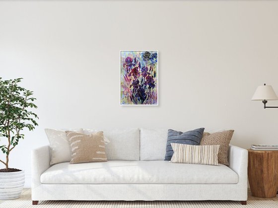 Fantasy with Flowers 339: paper 59x42cm