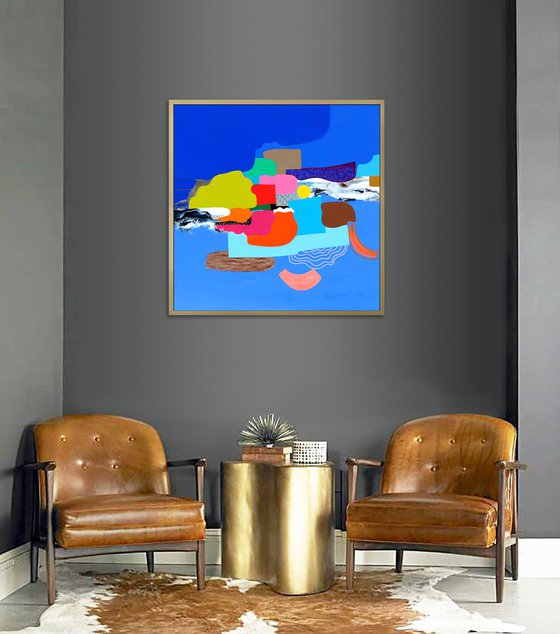 Summer adventure in blue