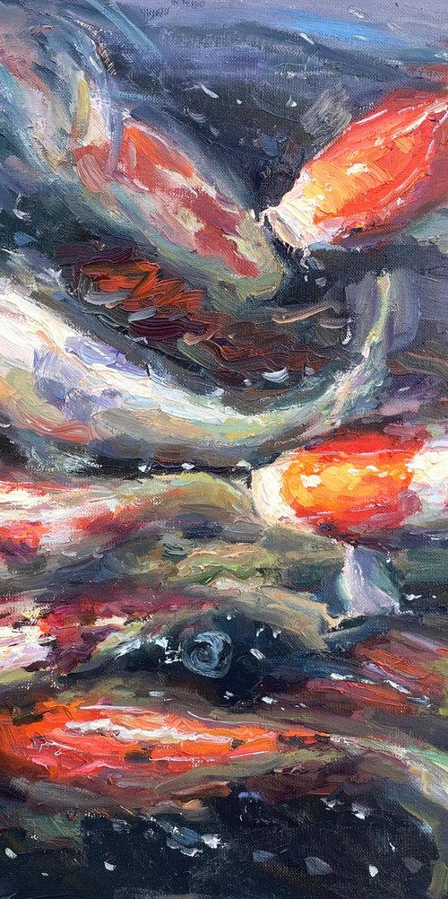 Koi by Evgeny Chernyakovsky