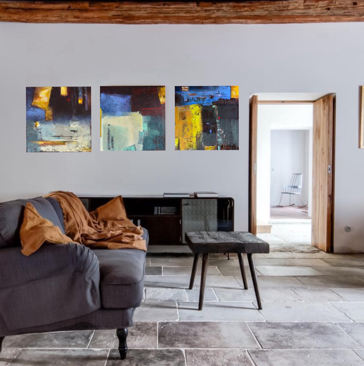 Abstract. Accidental Connections By Olha Laptieva, 59 X 20, Artwork For Sale On Artfinder