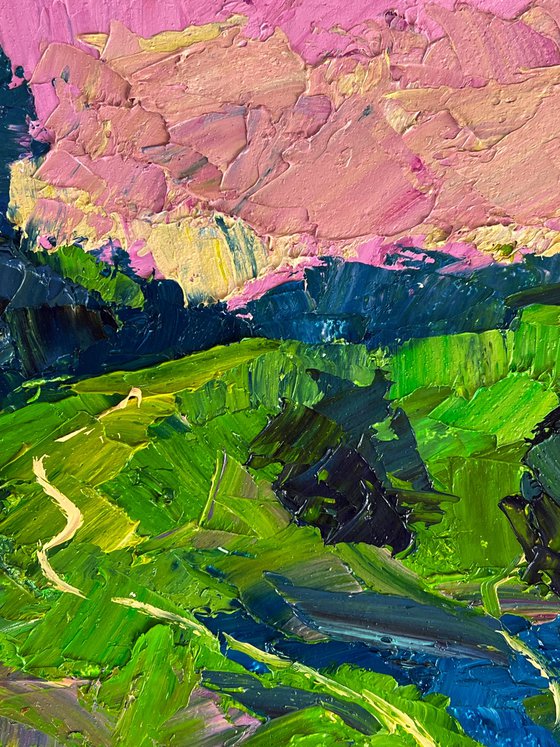 A Walk through the Evening Meadows