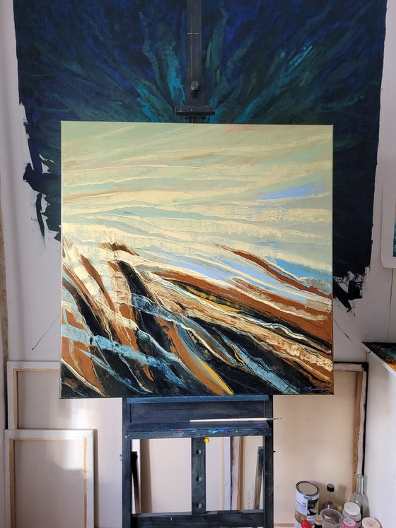 Wind 90×90cm