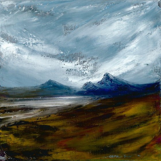Coigach hills, dramatic Scottish mountain landscape