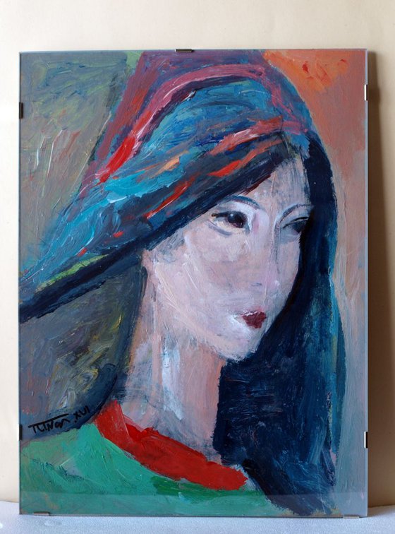 offer! moon phase 2 (girl with hood, study)