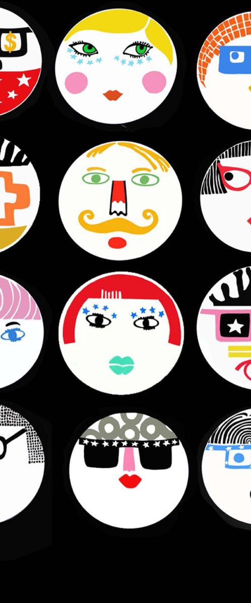  Face Plates by Georgia  Sawers
