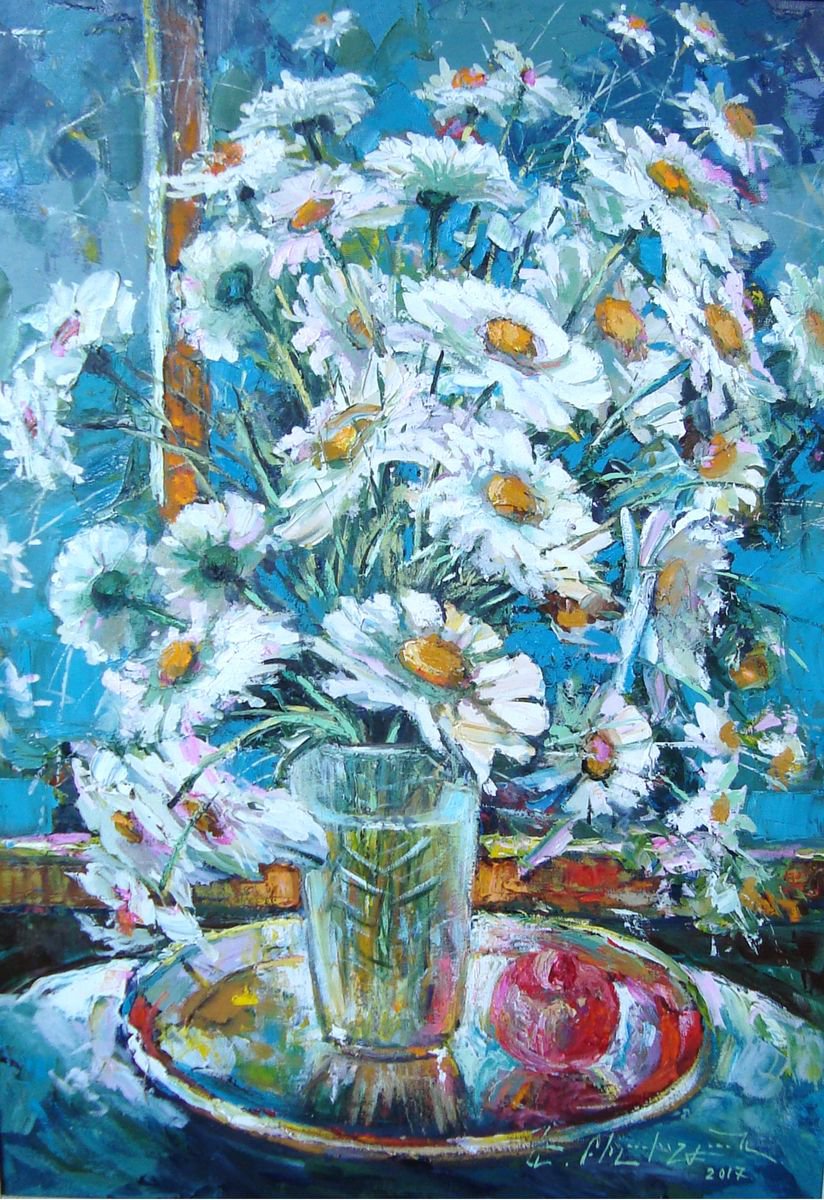 Gladiolus (50x70 cm) by Yervand Bichakhchyan