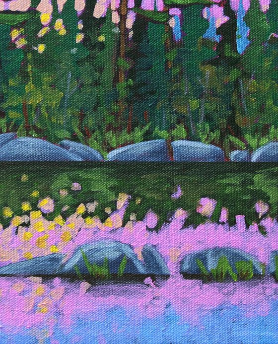Lake Paintings, Set of Two