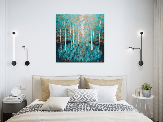 Golden Birch Wood