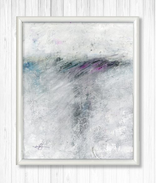 A Tranquil Journey 3 - Framed Abstract Painting by Kathy Morton Stanion by Kathy Morton Stanion
