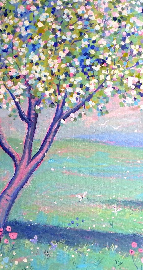 Blossom Tree by Mary Stubberfield