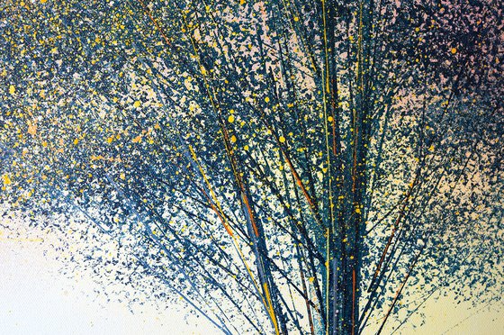 Summer Tree At Sunset