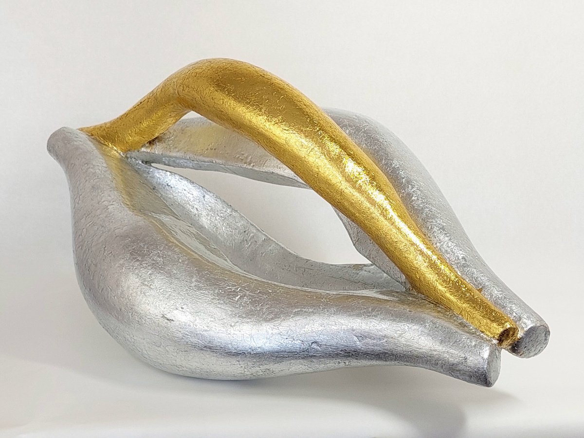 Abstract Sculpture By Cristian Cuevas, 21 X 11, The Infinity Seed, Original Artwork