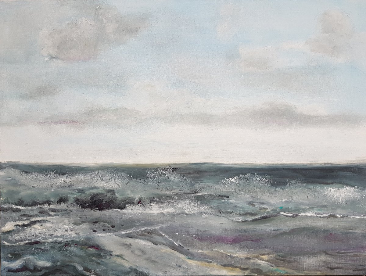 Stormy Sea by Kathrin Floge