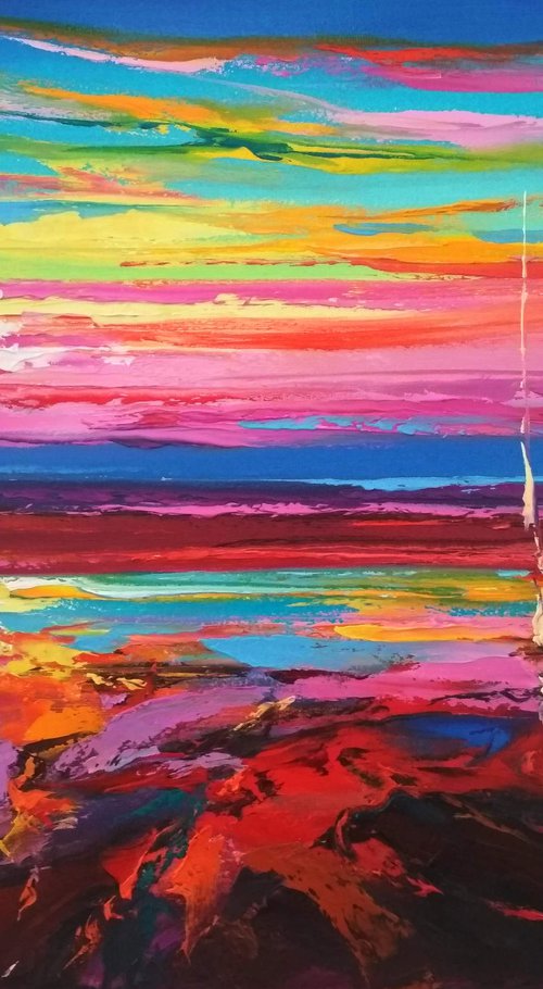 Abstract seascape 03 by Andrej  Ostapchuk