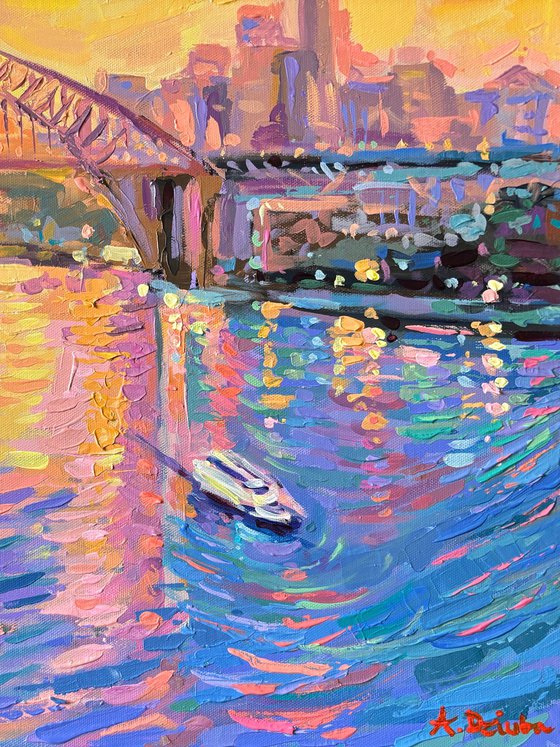 Sydney Harbour at Sunset