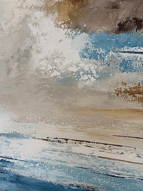 Azure Sandlines-Blue Beige Ochre