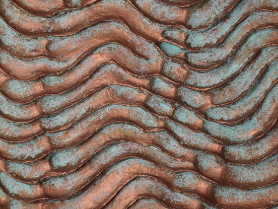Round Erosion  2 | Copper