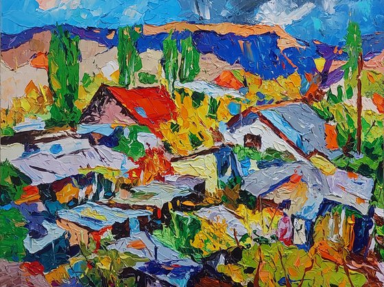 Village in Full Bloom
