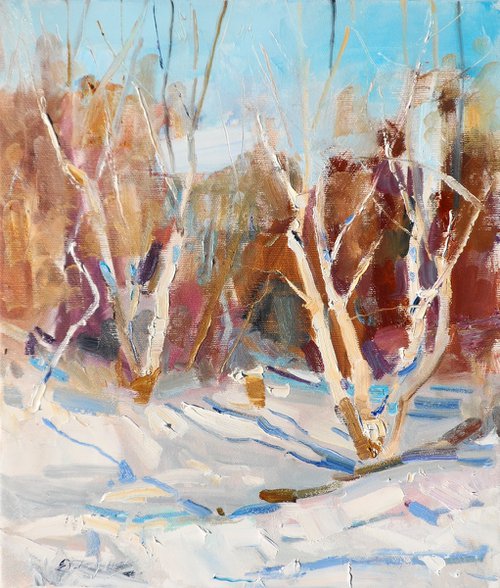 " Winter forest " by Yehor Dulin