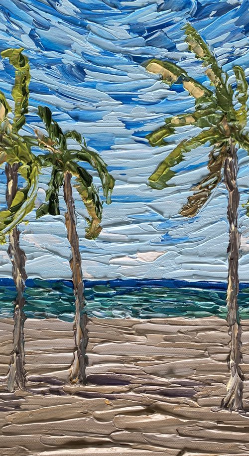 Palm trees by Guzaliya Xavier