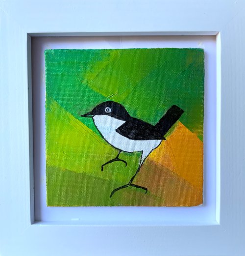 Bird in the garden #2 by Olha Gitman