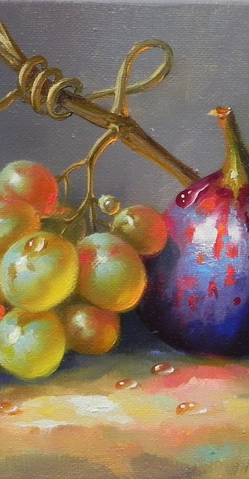 "Fruits" Original still life by Tetiana Novikova