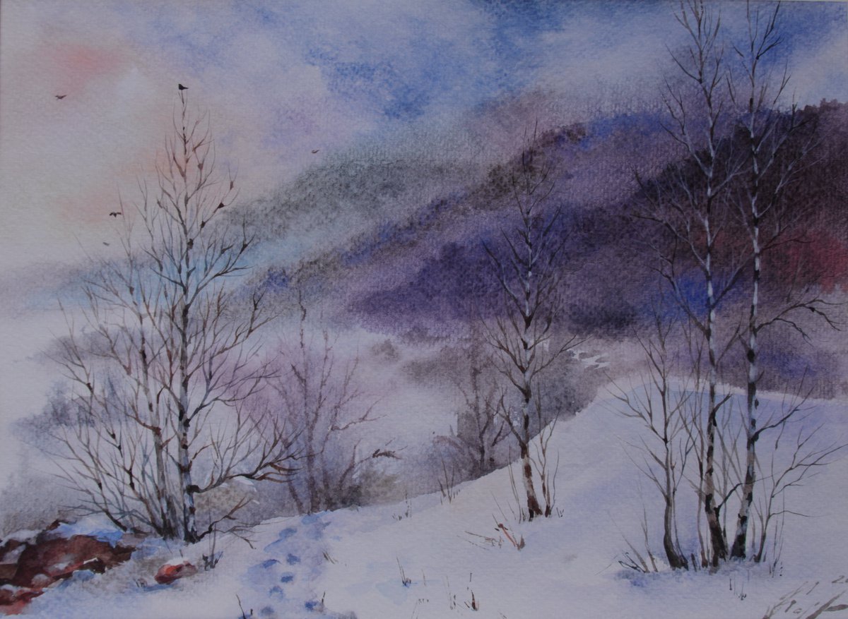 Winter is falling by Natalia Kakhtiurina