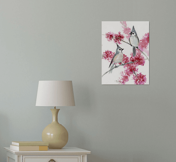 Titmice in the Spring